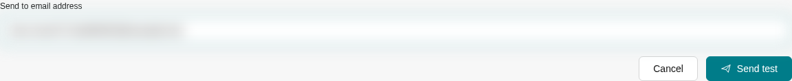 Gửi email thử và xem trước — form